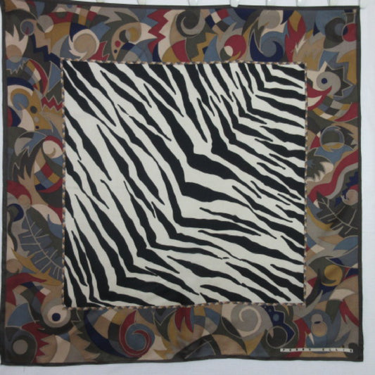 PERRY ELLIS Designer Silk Scarf - Square 2968