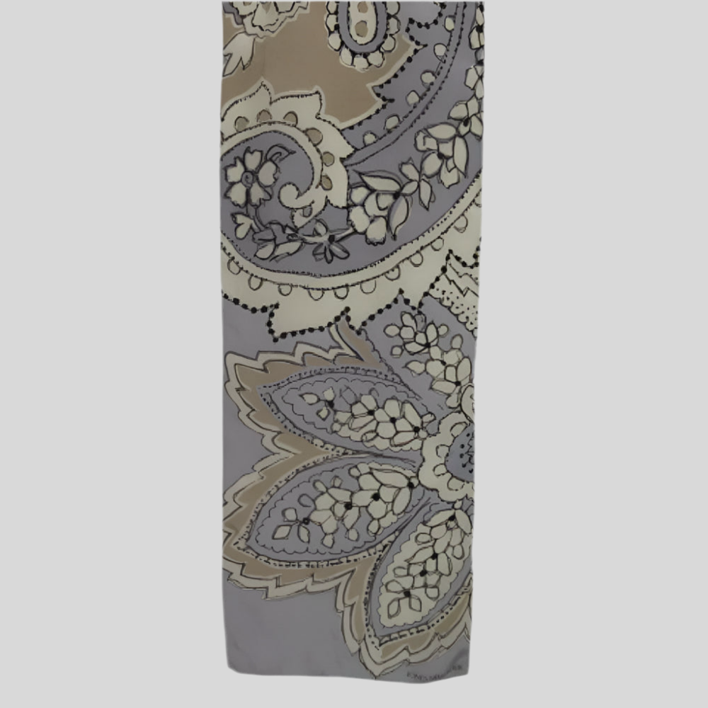 Jones New York Paisley Silk Scarf - Long – 4401