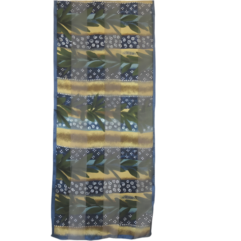 Jacqueline Ferrar Designer Silk Scarf - Long - 5326