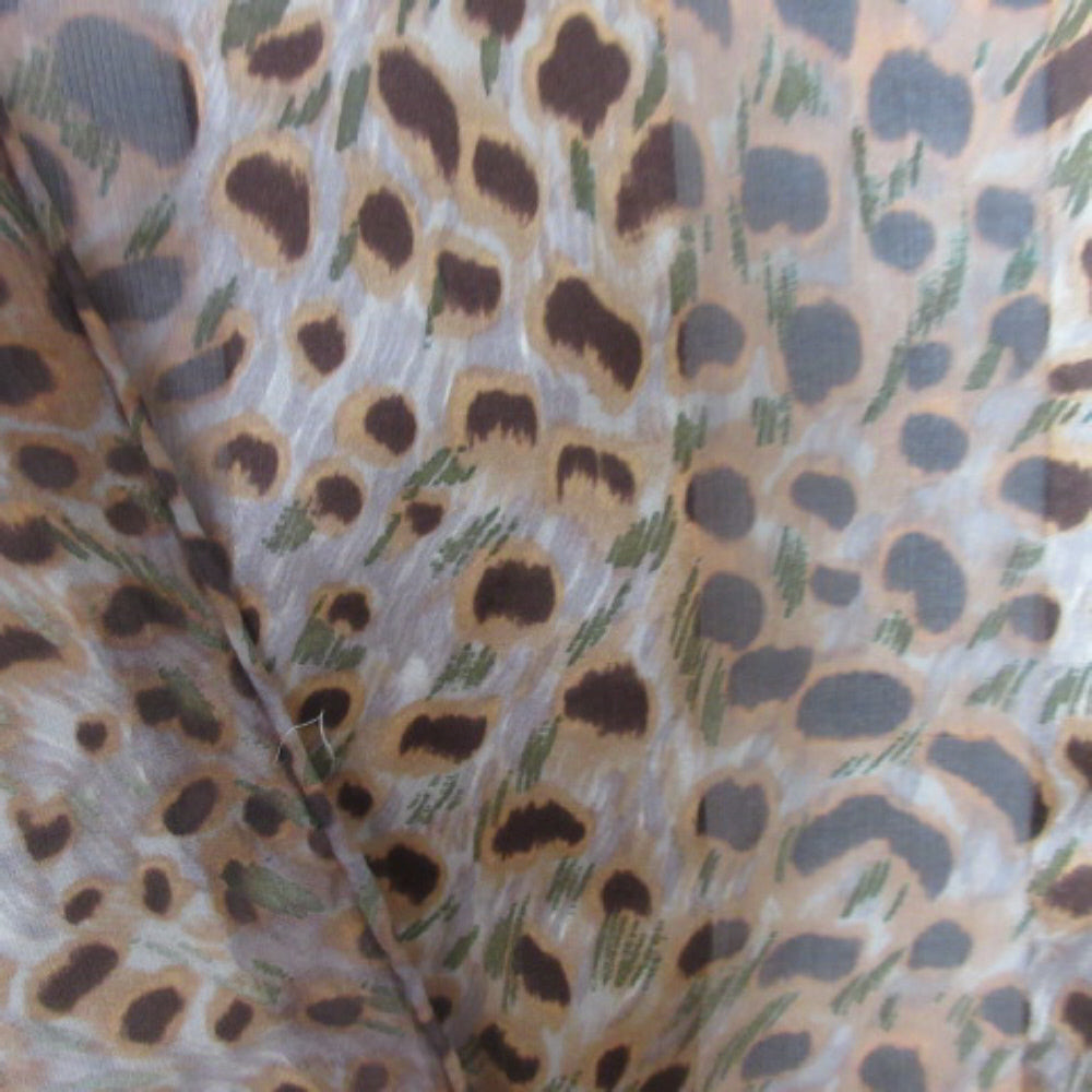 Accessory Street Animal Print Silk Scarf - Long - 3031