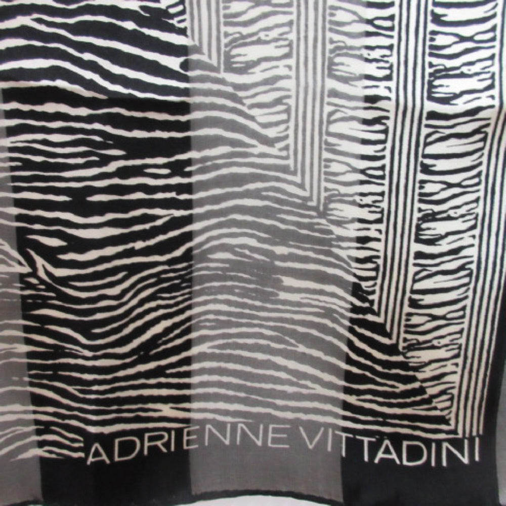 Adrienne Vittadini Silk Scarf - Long - 3033