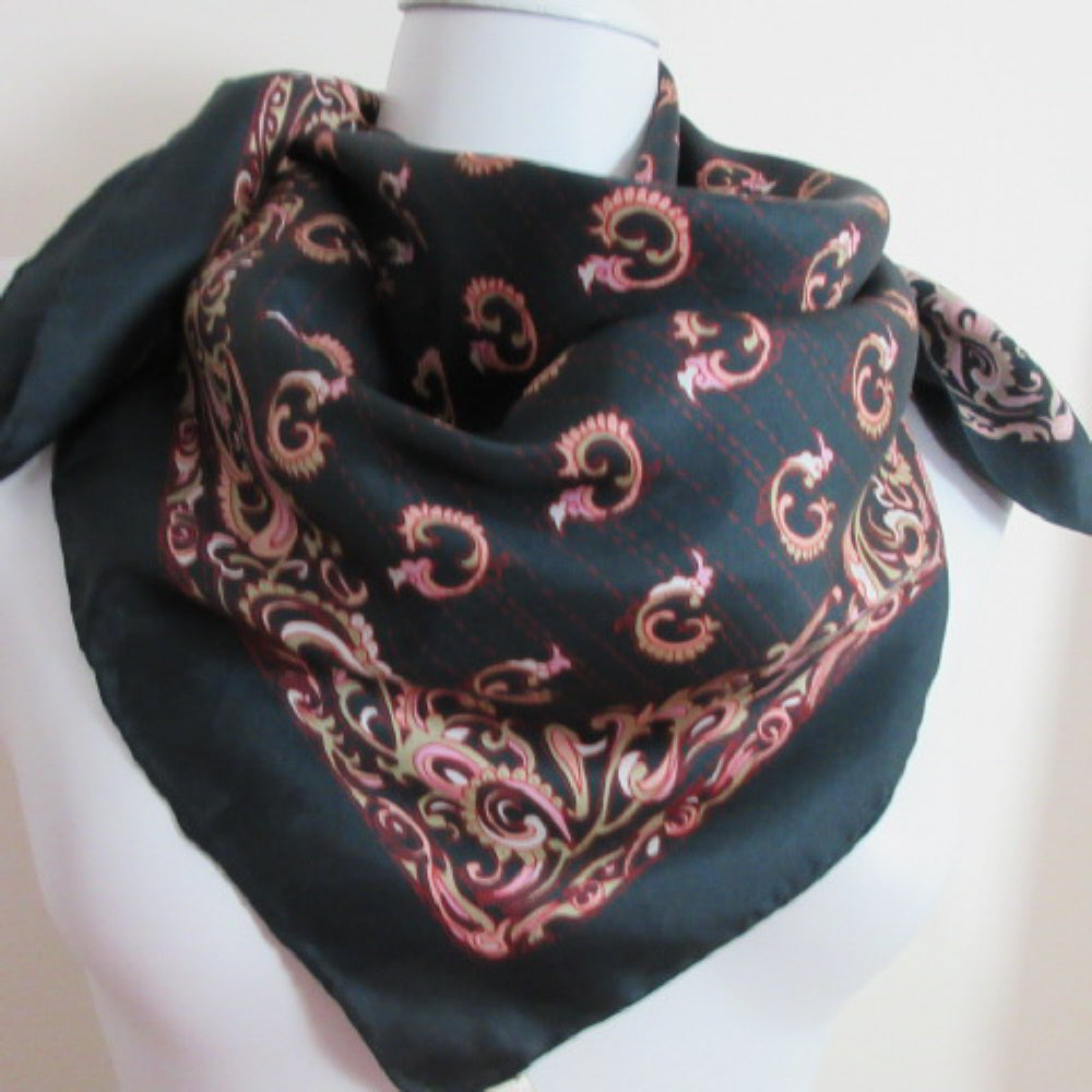Triangle Abstract Art Silk Scarf - Square