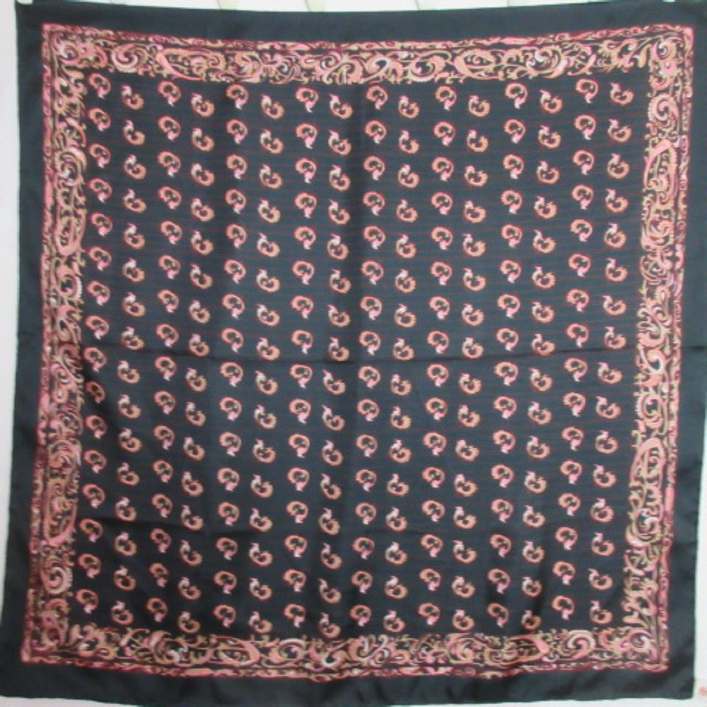 Triangle Abstract Art Silk Scarf - Square
