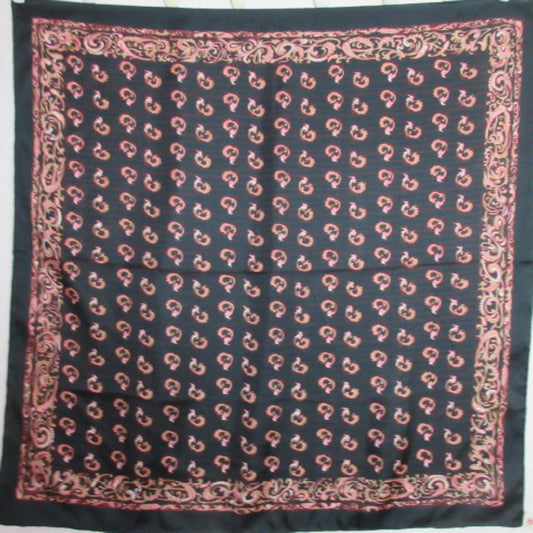 Triangle Abstract Art Silk Scarf - Square