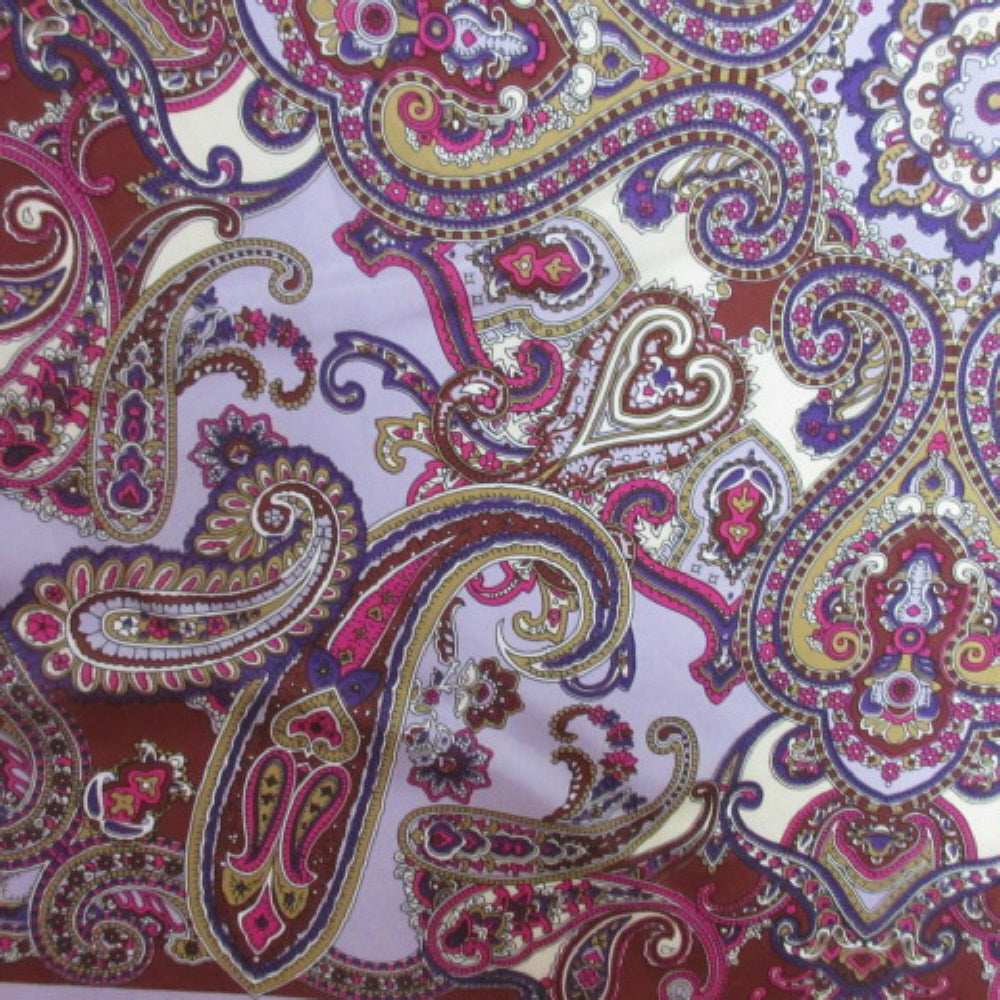 Lucky Brand Paisley Silk Scarf - Square - 3066