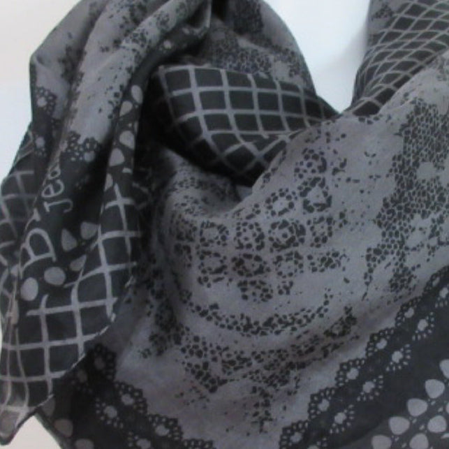 BNB Jeans Designer Silk Scarf - Square - 3078