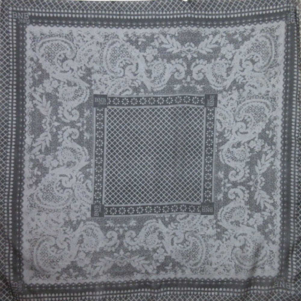 BNB Jeans Designer Silk Scarf - Square - 3078