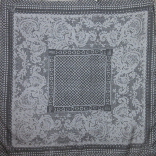 BNB Jeans Designer Silk Scarf - Square - 3078