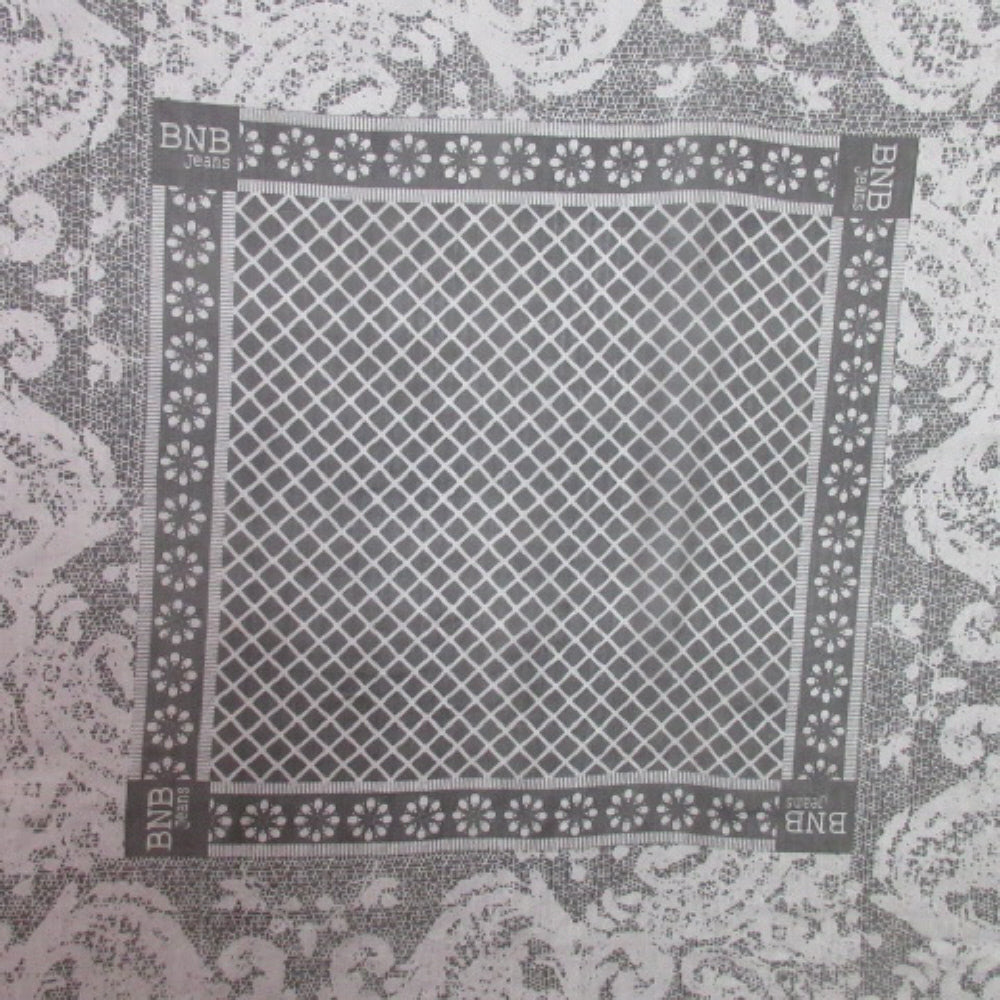 BNB Jeans Designer Silk Scarf - Square - 3078