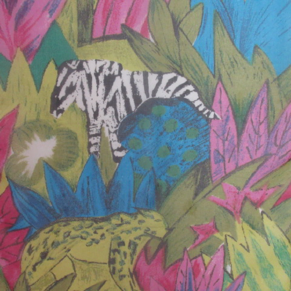 Carole Little Jungle Art Chiffon Silk Scarf - Long 3090