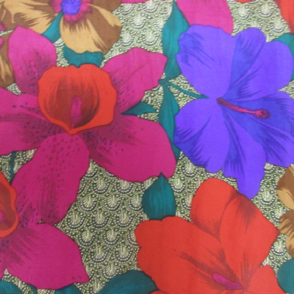 Liz Claiborne Floral Silk Scarf - Long 3097