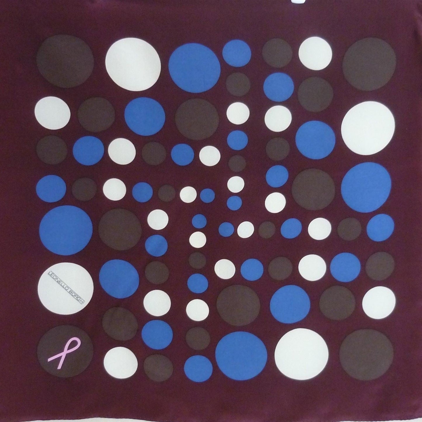FORD Leonello Borgh Geometric Silk Scarf - Square - 5349