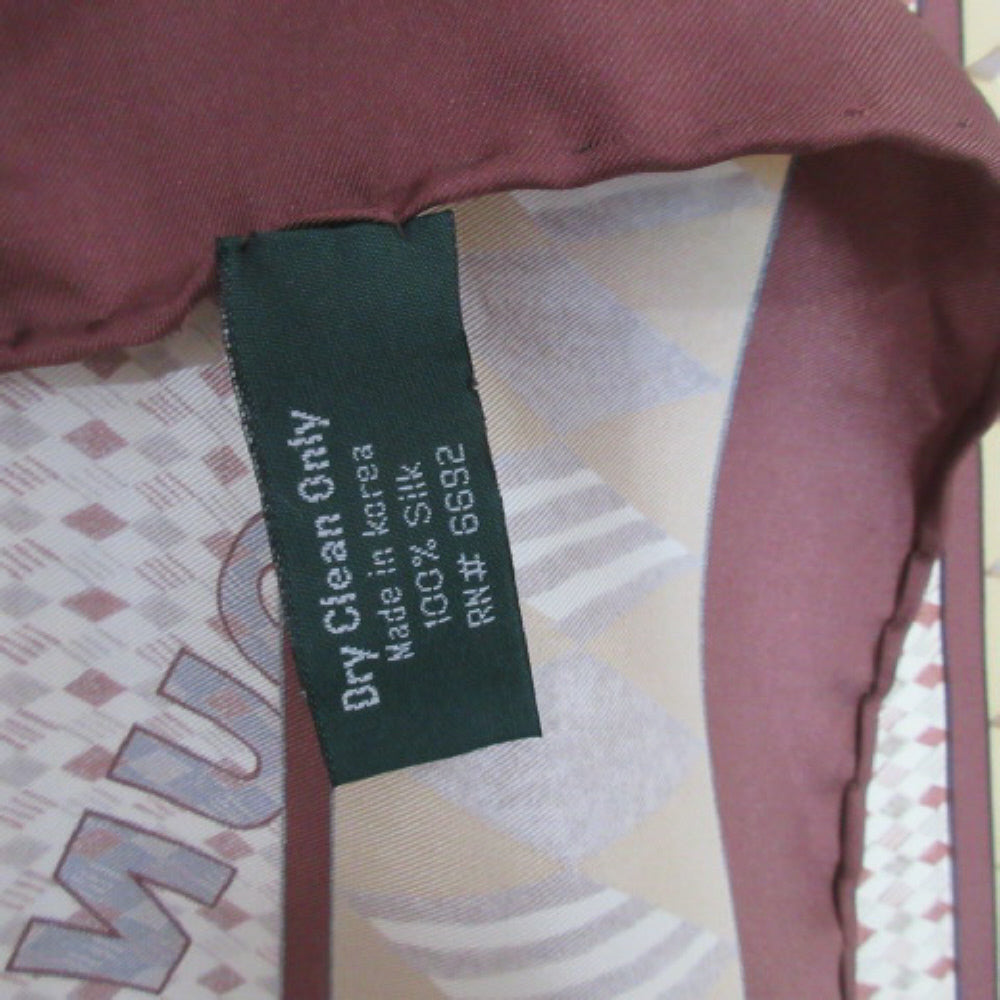 PEBBLE BEACH GOLF Design Silk Scarf - Square - 3120
