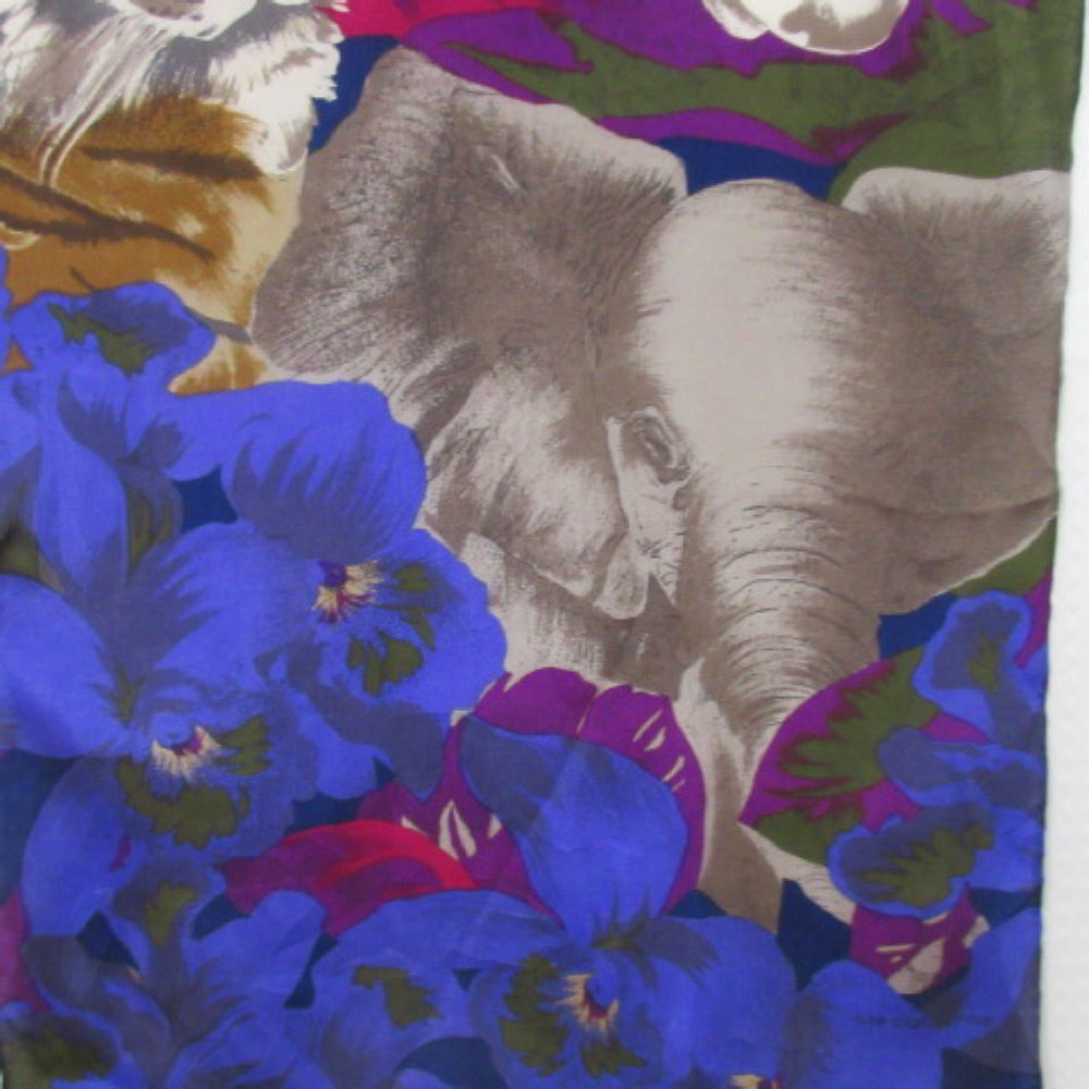 Liz Claiborne Jungle Animals Silk Scarf - Long
