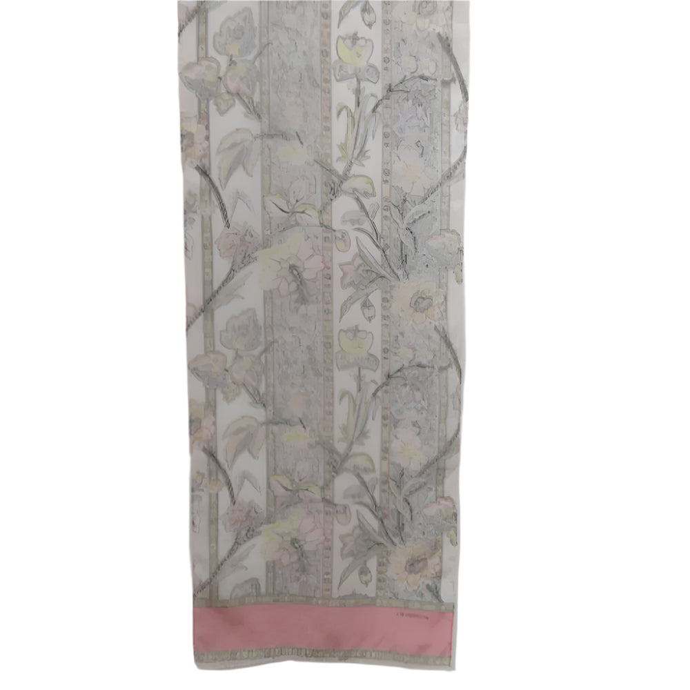 Liz Claiborne Floral Art Silk Scarf - Long - 3159
