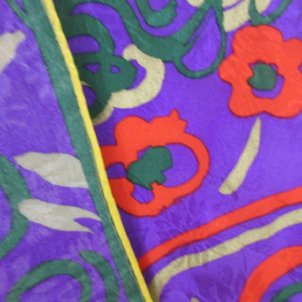 Albert Nipon Art Abstract Silk Scarf - Long - 3166