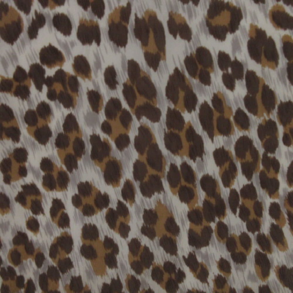 Echo Leopard Cheetah Animal Print Silk Scarf - Long – 3177