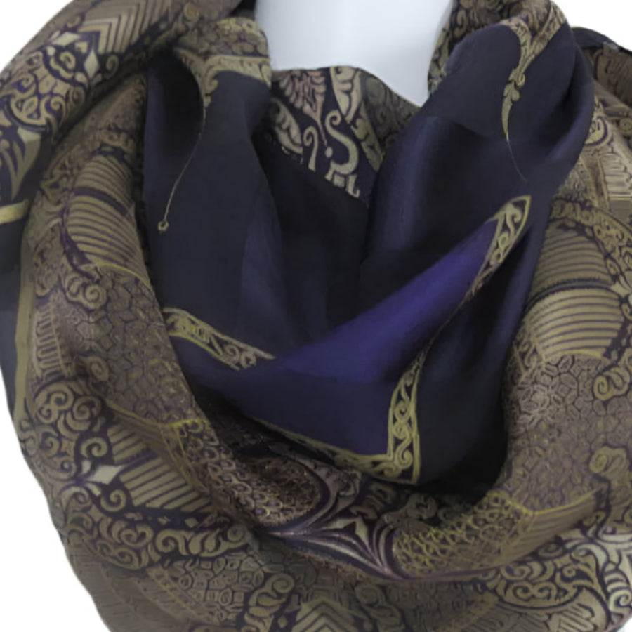 Ellen Tracy Silk Scarf - Square - 3206