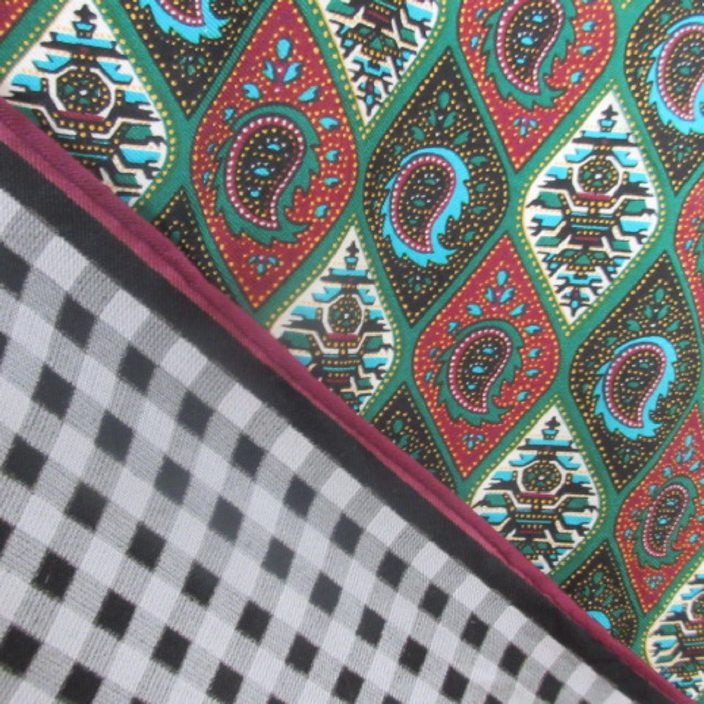 Anne Klein Designer Silk Scarf - Square - 3207