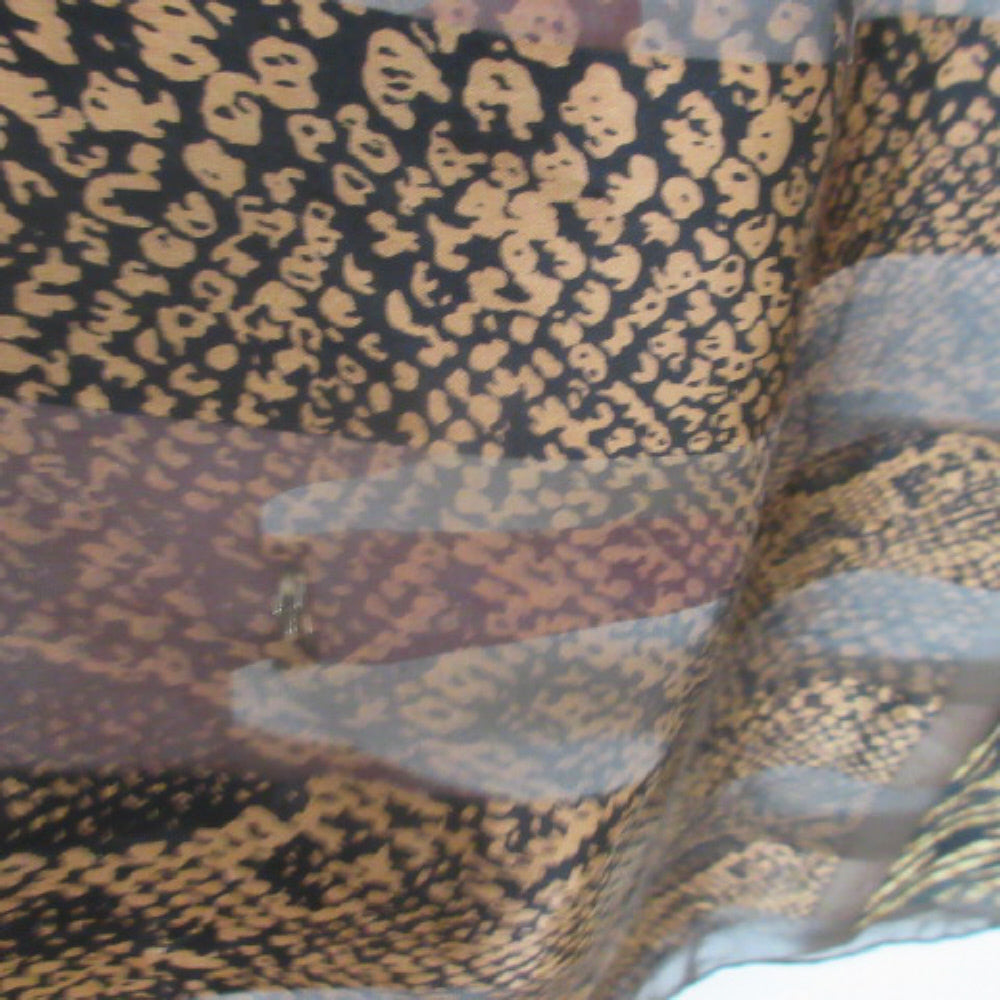 Bill Blass Animal Print Design Silk Scarf - Square - SKU 3210