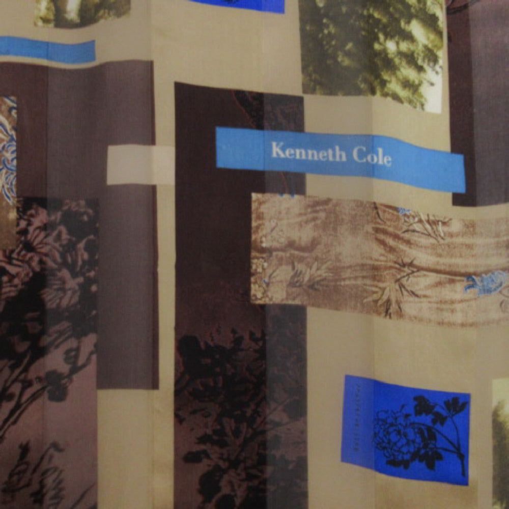 Kenneth Cole Art Nature Abstract Silk Scarf - Long - 3221