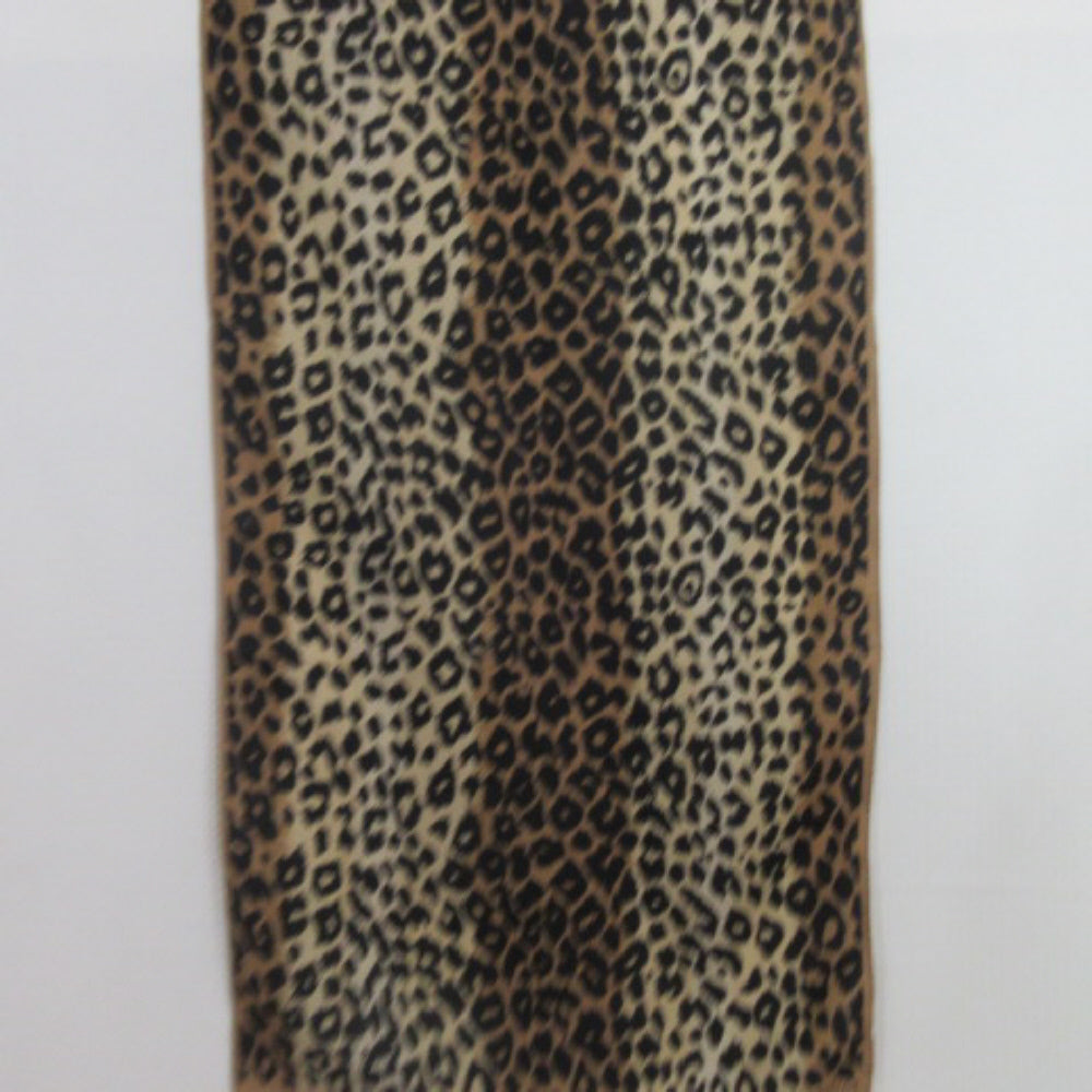 Ann Taylor Leopard Animal Print Silk Scarf - Long - 3222