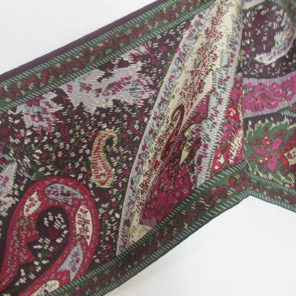 Talbots Paisley Floral Silk Scarf - Long - 3257