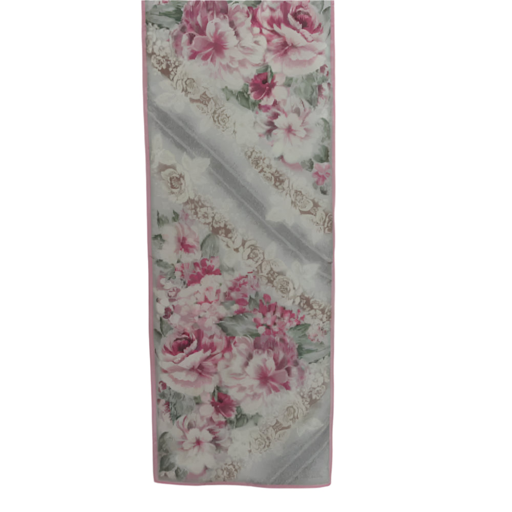 Vera Studio Floral Lovely Silk Scarf - Long - 3271