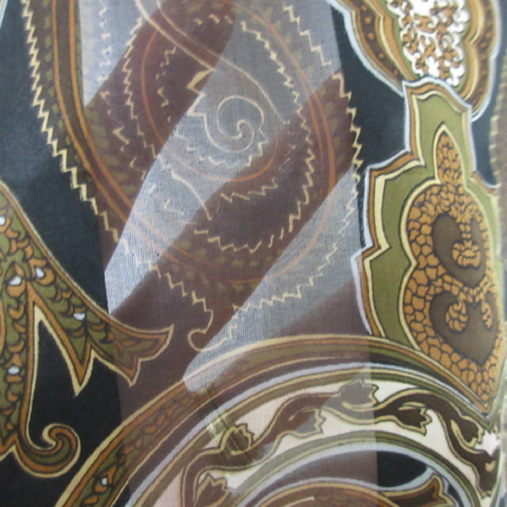 Bill Blass Intricate Belle Epoque Silk Scarf - Long - 3328