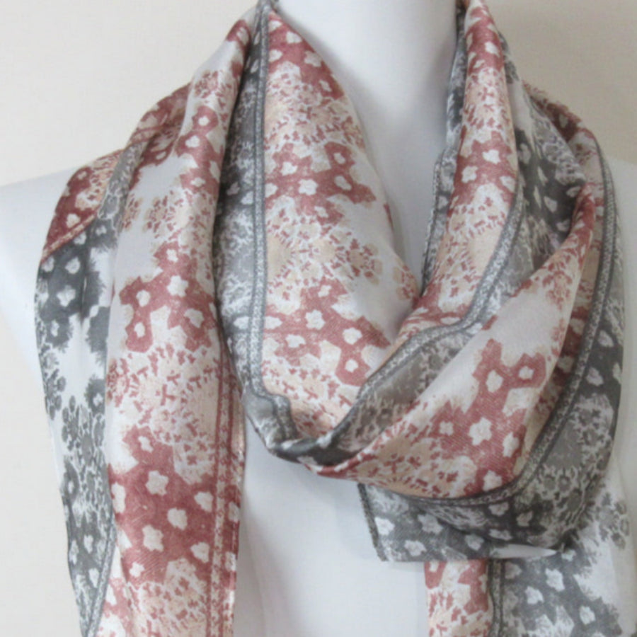 Vince Camuto Wide Silk Scarf - Long - 5448