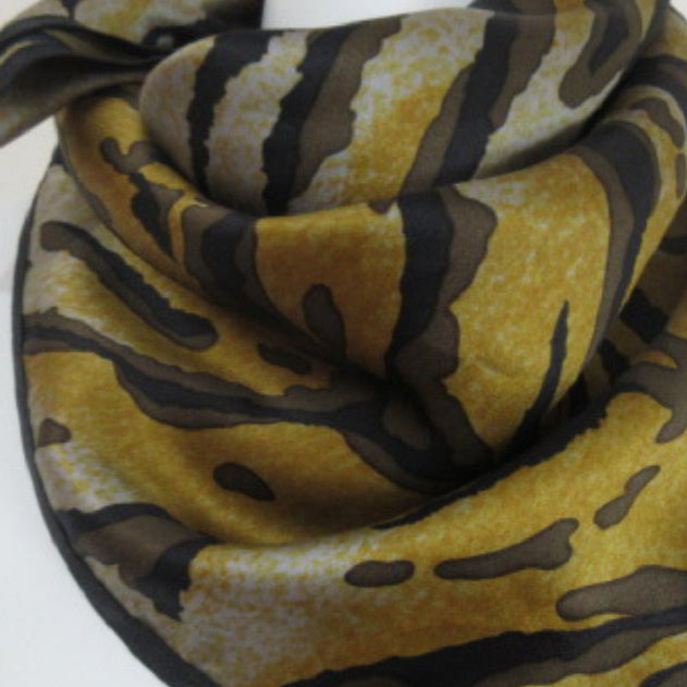 Bernie of New York Designer Silk Scarf - 22" Square - 3341