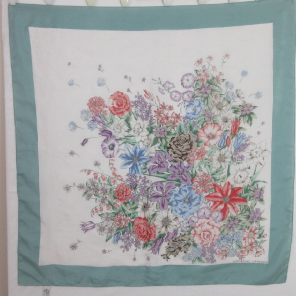 Adrienne Vittadini Silk Scarf - Square - 3356