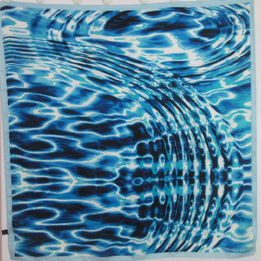 Ivanka Trump Art Abstract Silk Scarf - Square - 3384