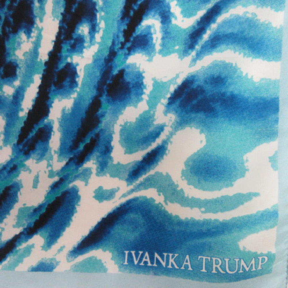 Ivanka Trump Art Abstract Silk Scarf - Square - 3384
