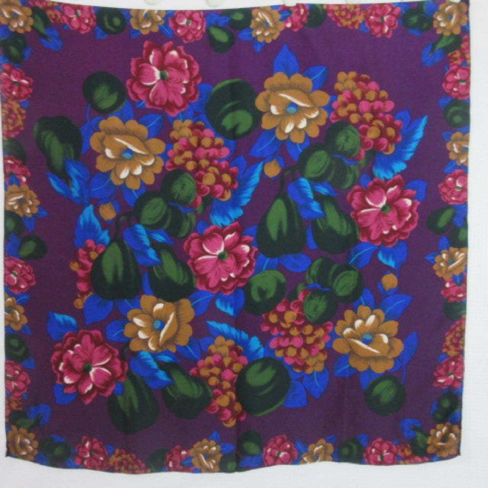Liz Claiborne Floral Silk Scarf - Square - 3399