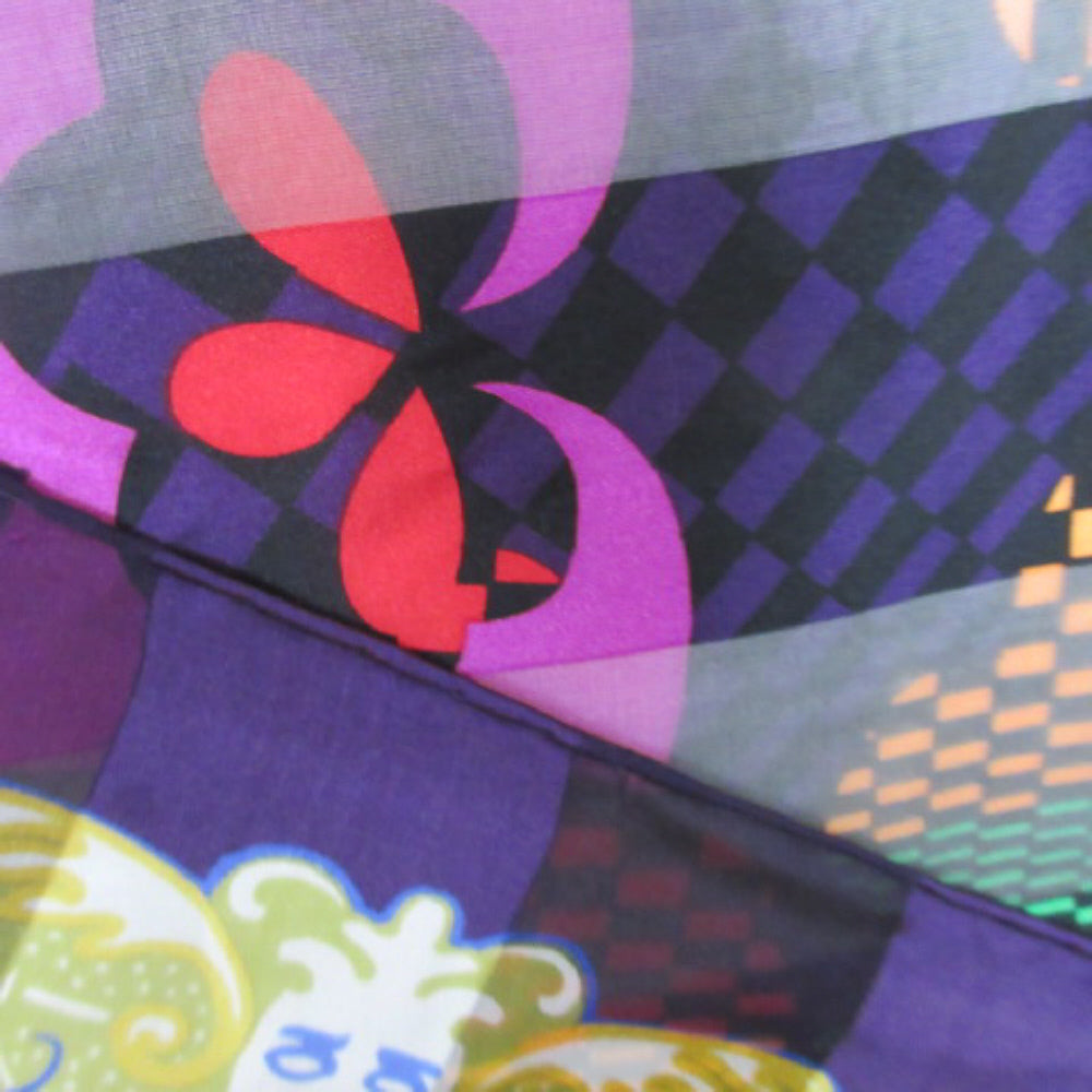 Pangborn Design Art Colorful Silk Scarf - Square - 3406