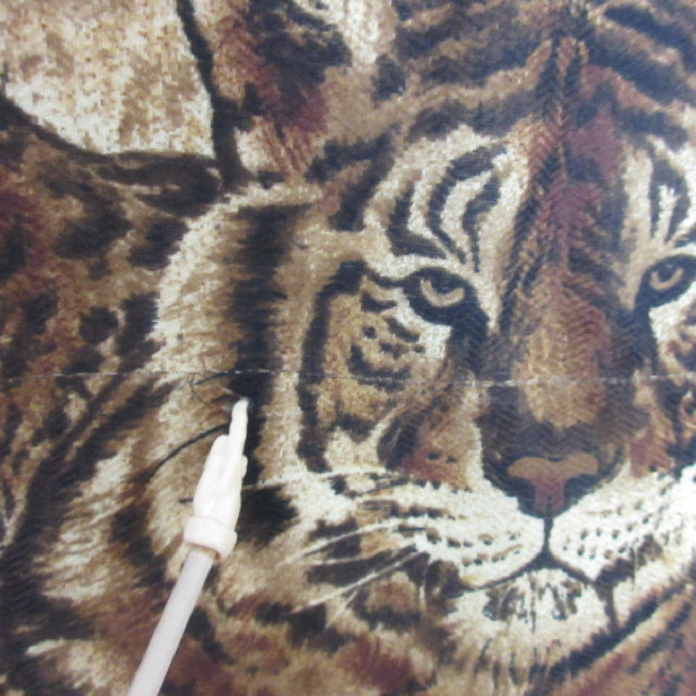 Leopard Tiger Cubs Poly Scarf - Square - 3410