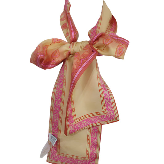 Talbots Paisley Reversible Silk Scarf - Long - 3415