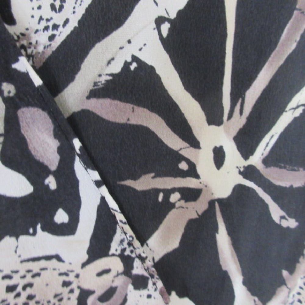 Casca Art Abstract Lace Silk Scarf - Long - 3421