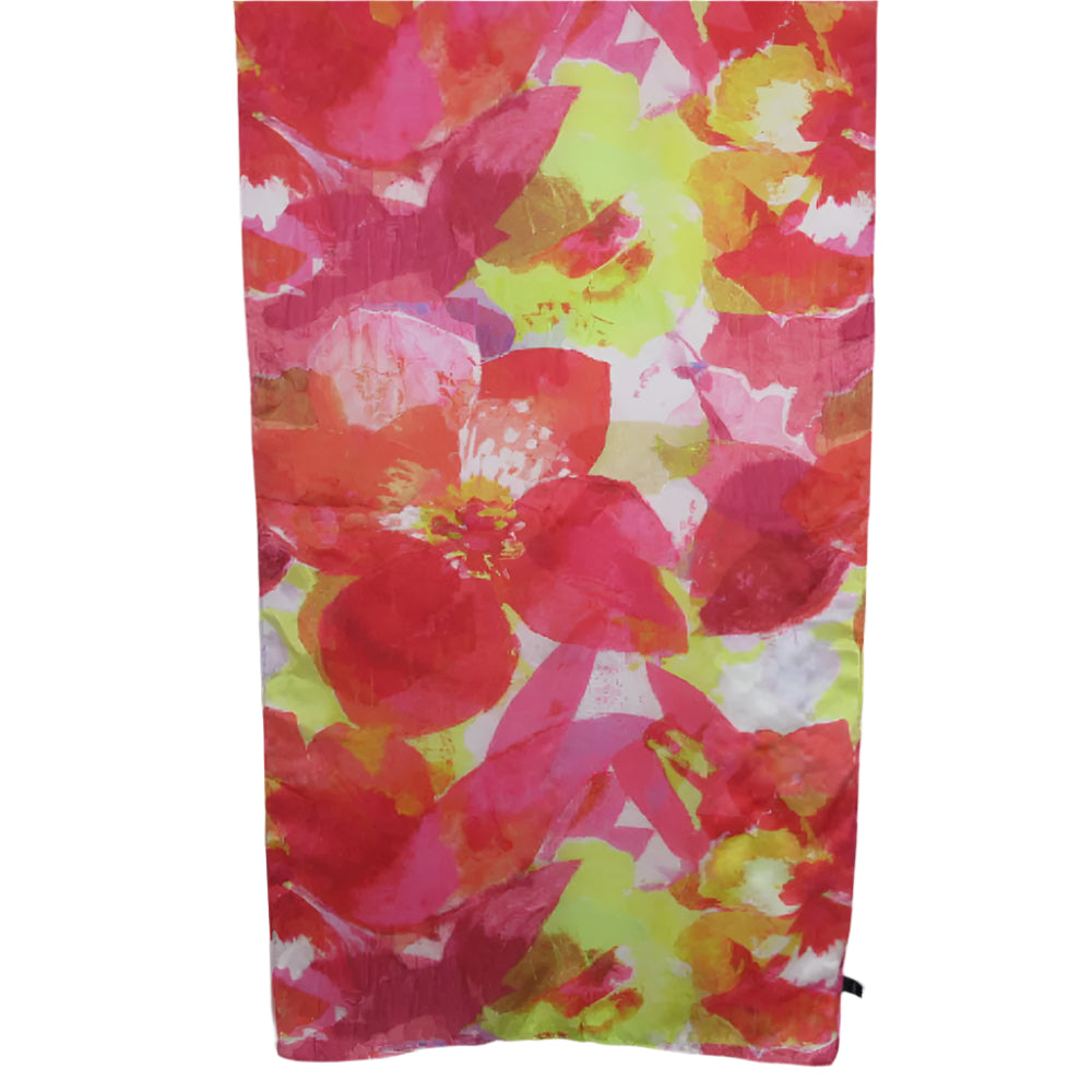Echo Modern Floral Polyester Scarf - Long - 3425