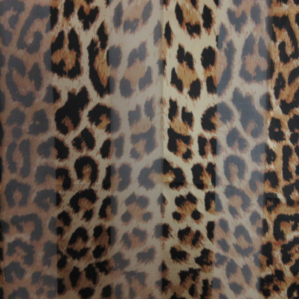 Bill Blass Animal Print Silk Scarf - Long - SKU 3437
