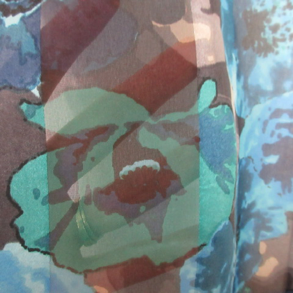 Tanjay Floral Silk Scarf - Long - 3444