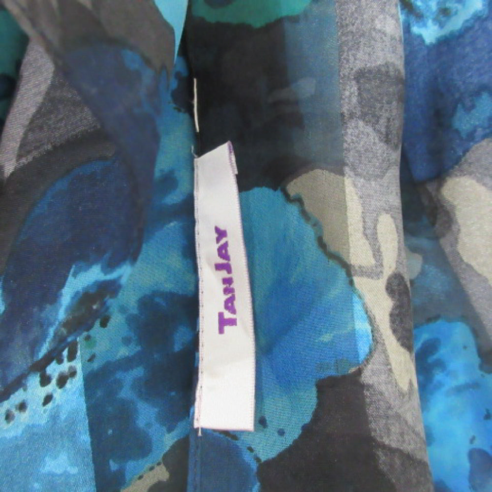 Tanjay Floral Silk Scarf - Long - 3444