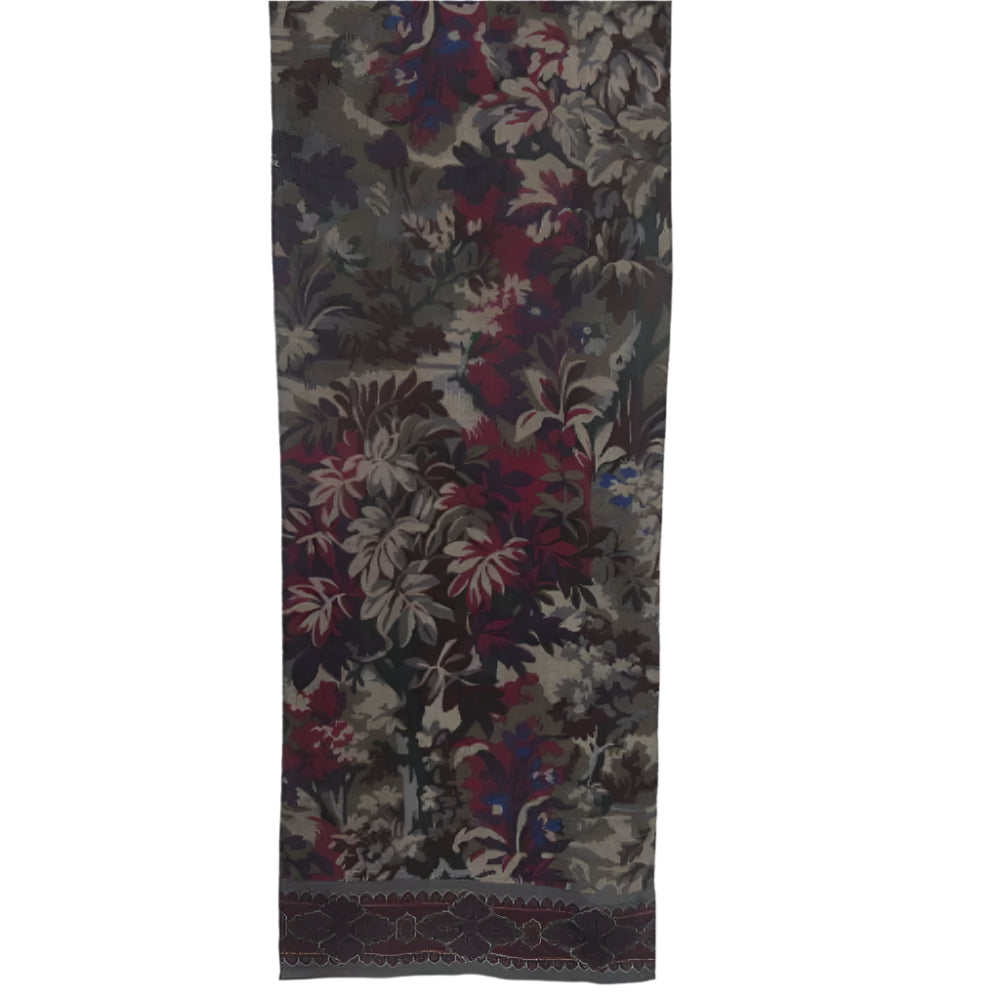 Liz Claiborne Floral Silk Scarf - Long - 3451