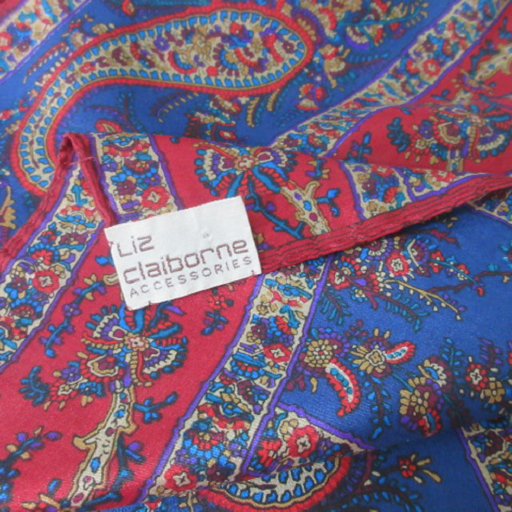 Liz Claiborne Floral Silk Scarf - Long – 3459
