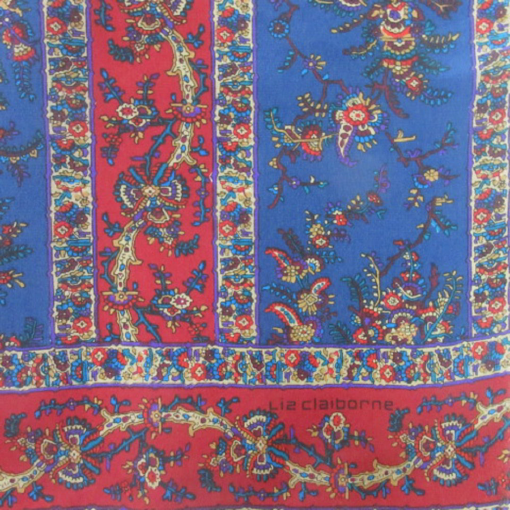 Liz Claiborne Floral Silk Scarf - Long – 3459