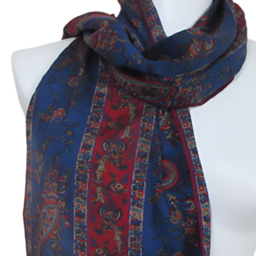 Liz Claiborne Floral Silk Scarf - Long – 3459