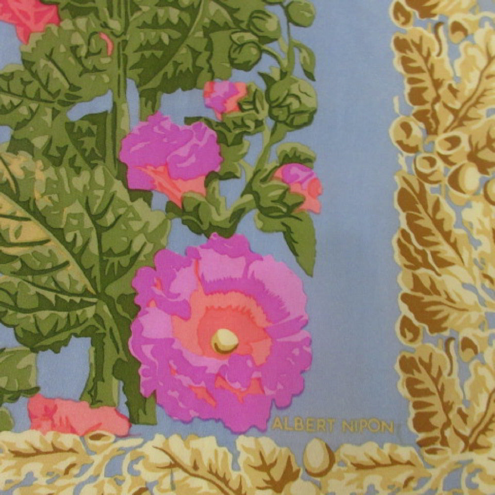 Albert Nipon Floral Silk Scarf - Long - 3461