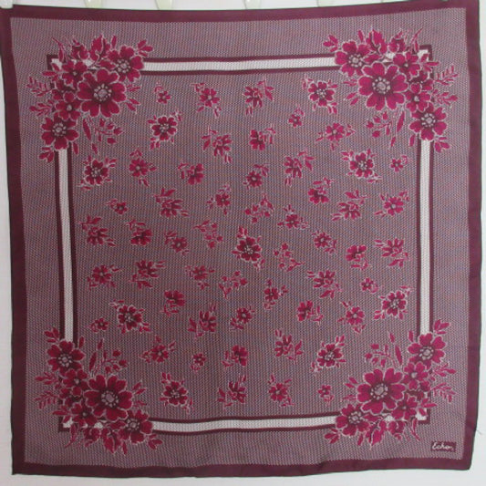 Echo Floral Silk Scarf - Square - 3485