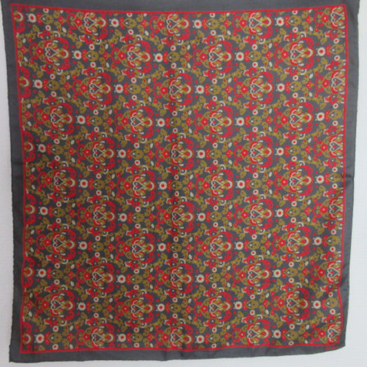 Echo Abstract Silk Scarf - Square – 3488